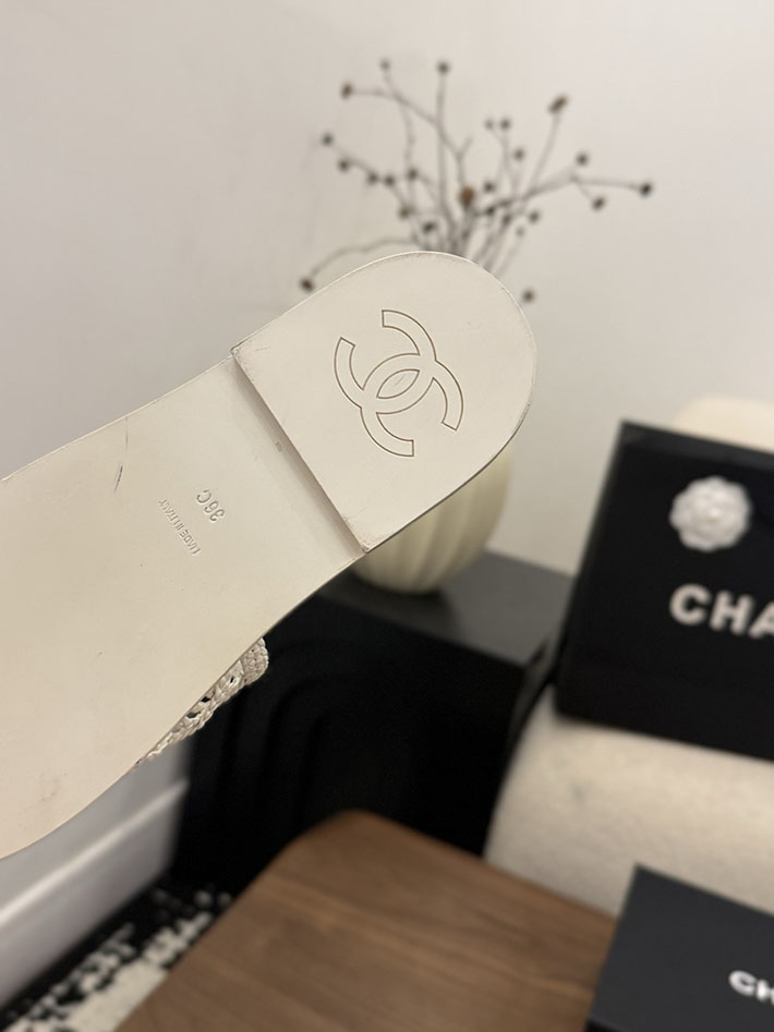 最高級シャネルスーパーコピー CHANEL ラムスキンサンダル レザー 2色から選べます 2631507 シャネル サンダル 白 - 画像 (6)