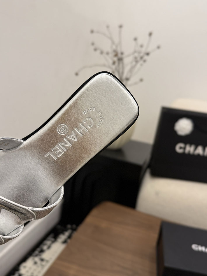 最高級シャネルスーパーコピー CHANEL サンダル ミュール カーフスキン 8色から選べます 2631514 シャネル 靴 レディース - 画像 (6)