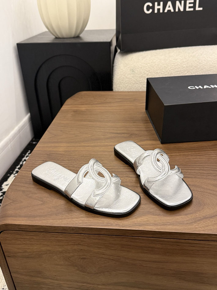 最高級シャネルスーパーコピー CHANEL サンダル ミュール カーフスキン 8色から選べます 2631514 シャネル 靴 レディース - 画像 (4)