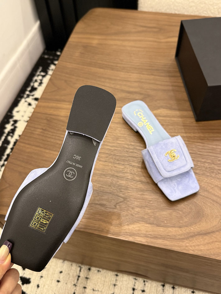 最高級シャネルスーパーコピー CHANEL ミュール コットン 2026年春夏 サンダル 6色から選べます 2631519 シャネル サンダル 公式 - 画像 (3)