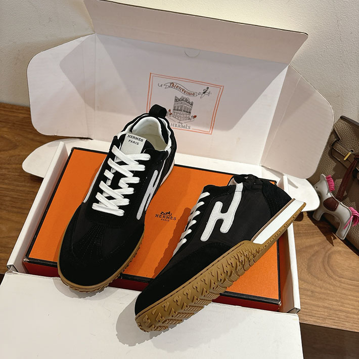 最高級エルメススーパーコピー HERMES スニーカー ジェット 男女 兼用 4色から選べます 2631539 エルメス スニーカー 新作 - 画像 (3)