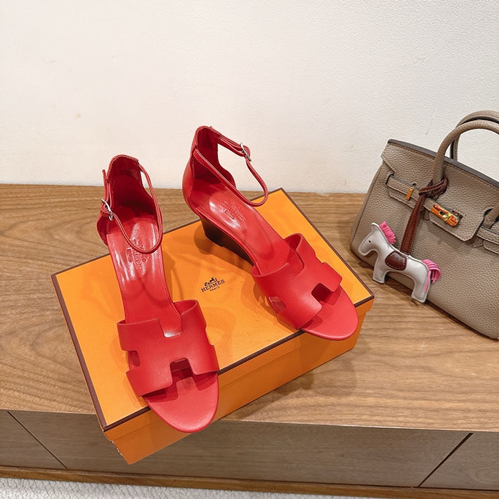 最高級エルメススーパーコピー HERMES Santorini レジェンド サンダル 新作 11色から選べます 2631545 エルメス サンダル オラン - 画像 (6)