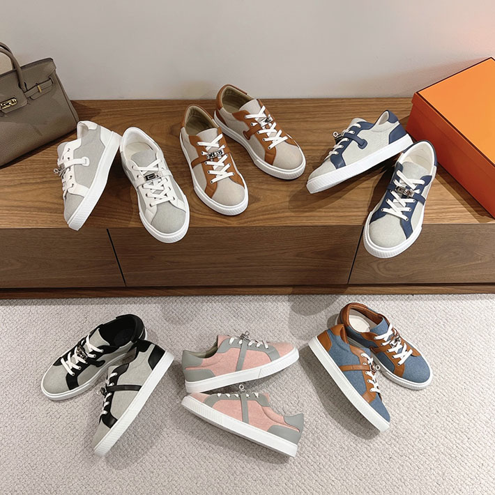 最高級エルメススーパーコピー HERMES スニーカー デイ ケリー バックル 男女 兼用 4色から選べます H222896ZH03390 エルメス スニーカー ケリー - 画像 (2)