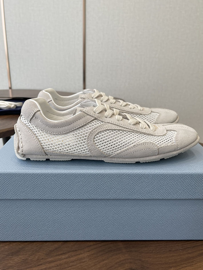 最高級プラダスーパーコピー PRADA モンテカルロ Re-Edition スエード メッシュ スニーカー ホワイト 2630553 プラダ 靴 レディース - 画像 (9)