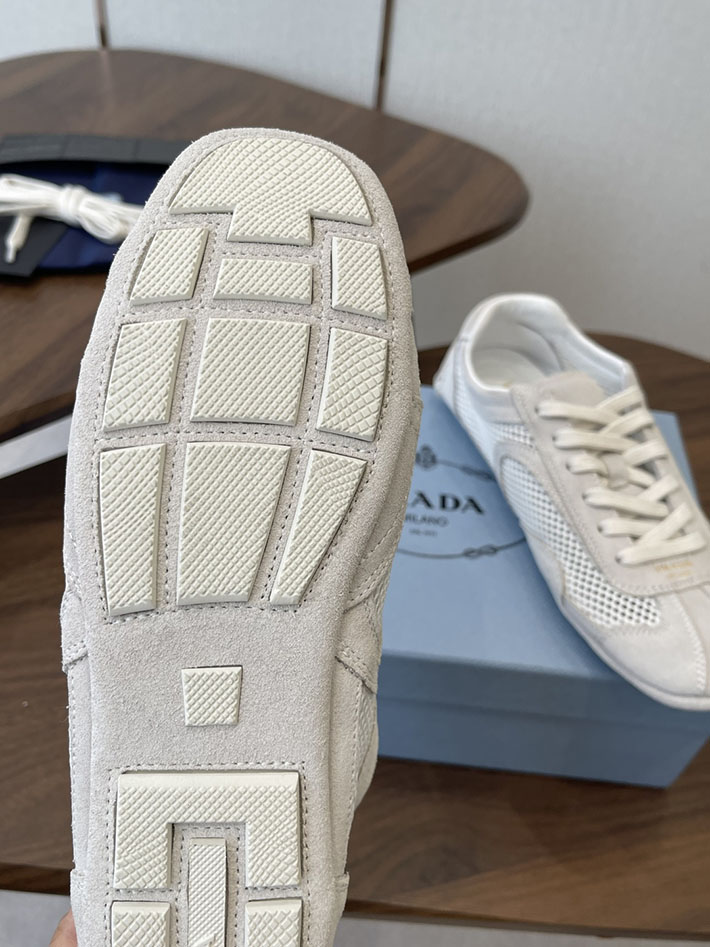 最高級プラダスーパーコピー PRADA モンテカルロ Re-Edition スエード メッシュ スニーカー ホワイト 2630553 プラダ 靴 レディース - 画像 (2)