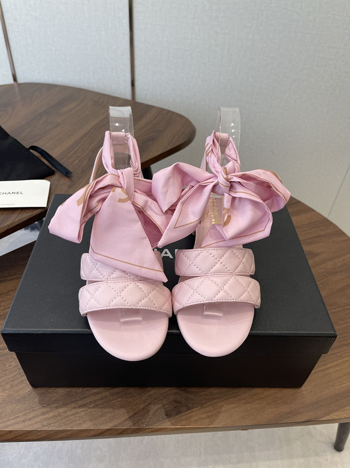 最高級シャネルスーパーコピー CHANEL 2026年春夏 新作 サンダル 靴 レディース ピンク 2630561 シャネル サンダル ピンク - 画像 (4)