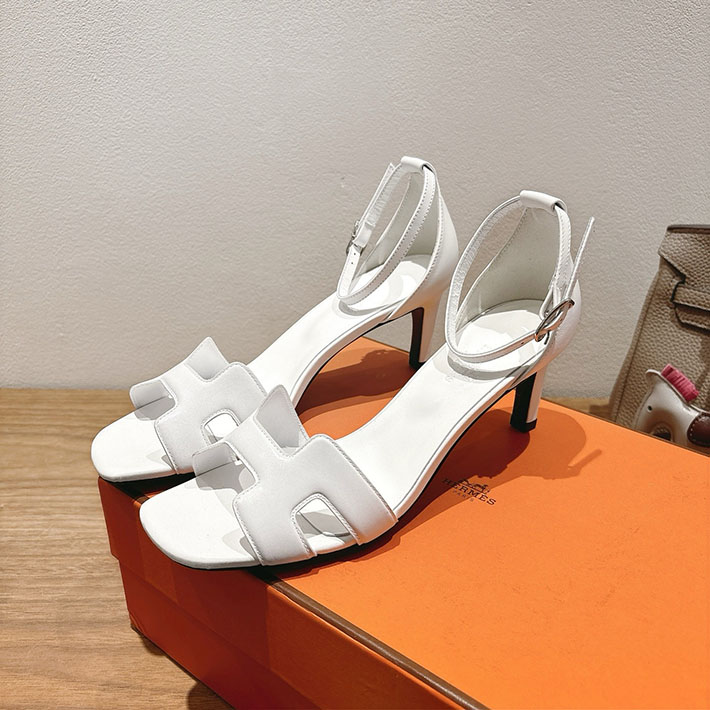 最高級エルメススーパーコピー HERMES サンダル ジョイ ヒール 10.5cm 7cm 4.5cm ホワイト 2631563 エルメス 靴 サンダル - 画像 (5)