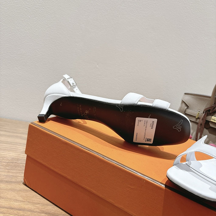 最高級エルメススーパーコピー HERMES サンダル ジョイ ヒール 10.5cm 7cm 4.5cm ホワイト 2631563 エルメス 靴 サンダル - 画像 (3)