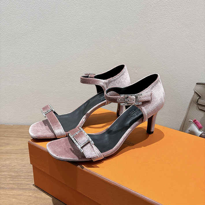 最高級エルメススーパーコピー HERMES サンダル リヴ ヒール 10.5cm 7cm 4.5cm ピンク 2631570 HERMES サンダル レディース - 画像 (6)