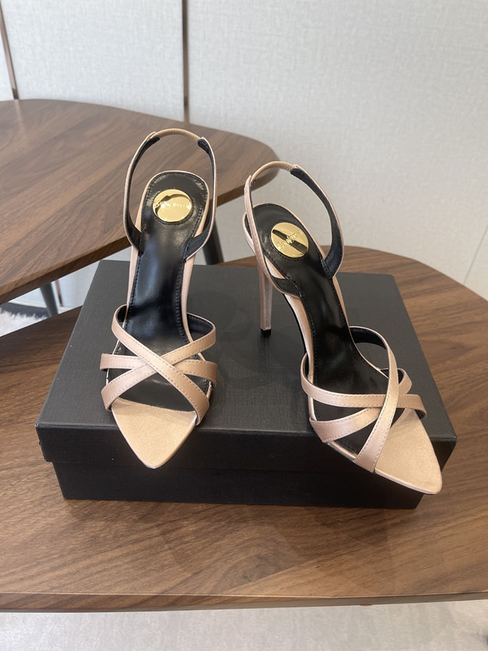 最高級サンローランスーパーコピー Saint Laurent シャンデル サンダル サテンクレープ ベージュ 2630571 サン ローラン サンダル レディース - 画像 (7)