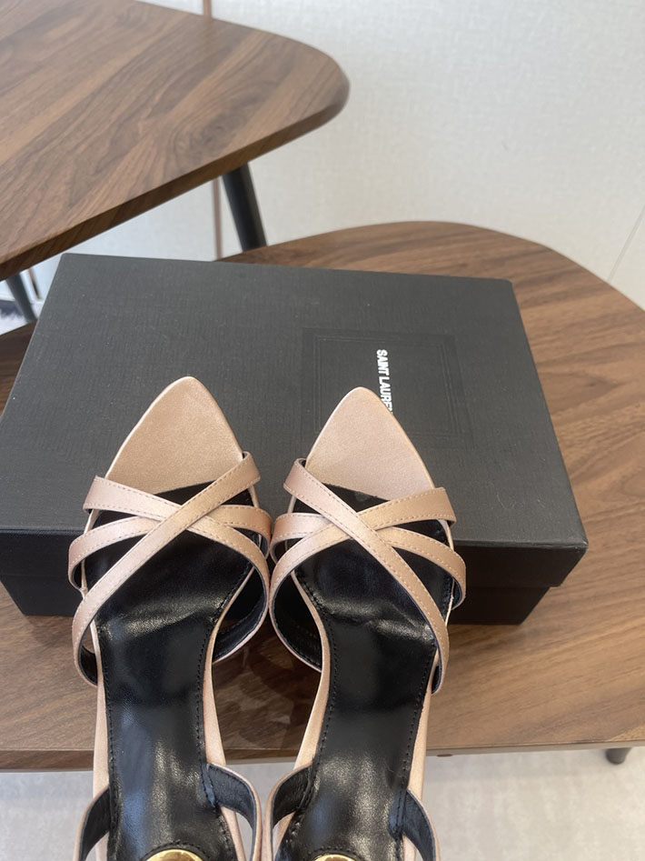 最高級サンローランスーパーコピー Saint Laurent シャンデル サンダル サテンクレープ ベージュ 2630571 サン ローラン サンダル レディース - 画像 (6)