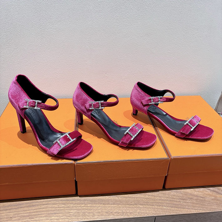最高級エルメススーパーコピー HERMES サンダル リヴ ヒール 10.5cm 7cm 4.5cm レッド 2631572 HERMES サンダル 新作 - 画像 (9)