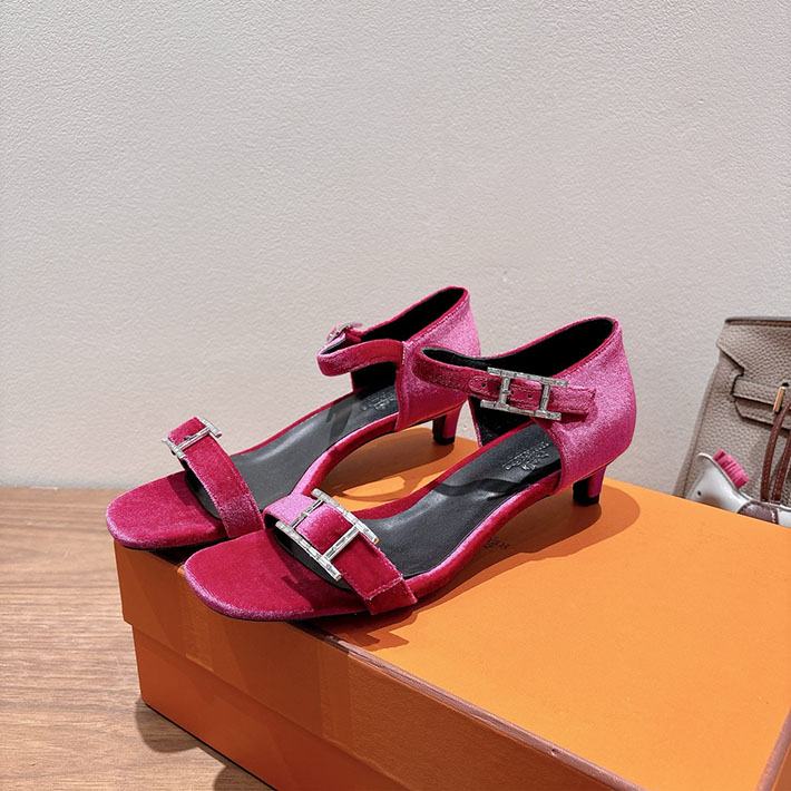 最高級エルメススーパーコピー HERMES サンダル リヴ ヒール 10.5cm 7cm 4.5cm レッド 2631572 HERMES サンダル 新作 - 画像 (5)