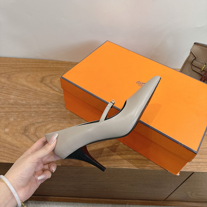 レディース 最高級エルメスコピー HERMES パンプス マジェステ 80 ケリー 5色から選べます H261048Zv02345 エルメス ヒール パンプス - 画像 (5)