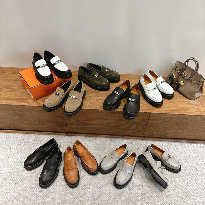 エルメス モカシン コーデ