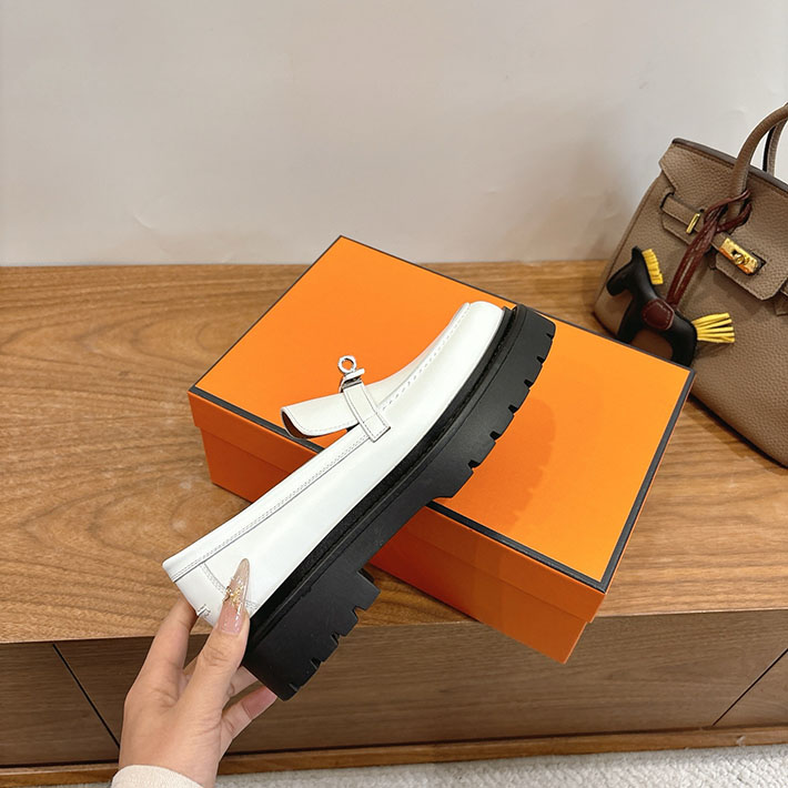 レディース 最高級エルメスコピー HERMES モカシン アイコン ローファー 9色から選べます 2631590 エルメス モカシン コーデ - 画像 (2)