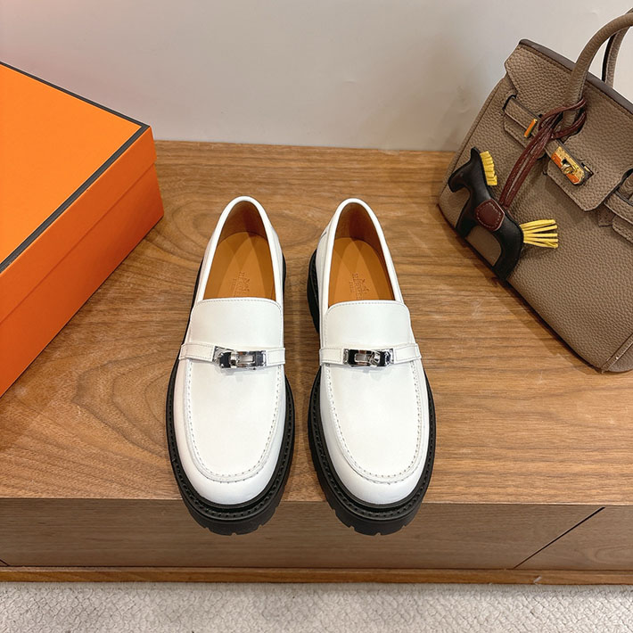 レディース 最高級エルメスコピー HERMES モカシン アイコン ローファー 9色から選べます 2631590 エルメス モカシン コーデ - 画像 (8)