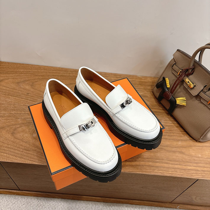 レディース 最高級エルメスコピー HERMES モカシン アイコン ローファー 9色から選べます 2631590 エルメス モカシン コーデ - 画像 (6)