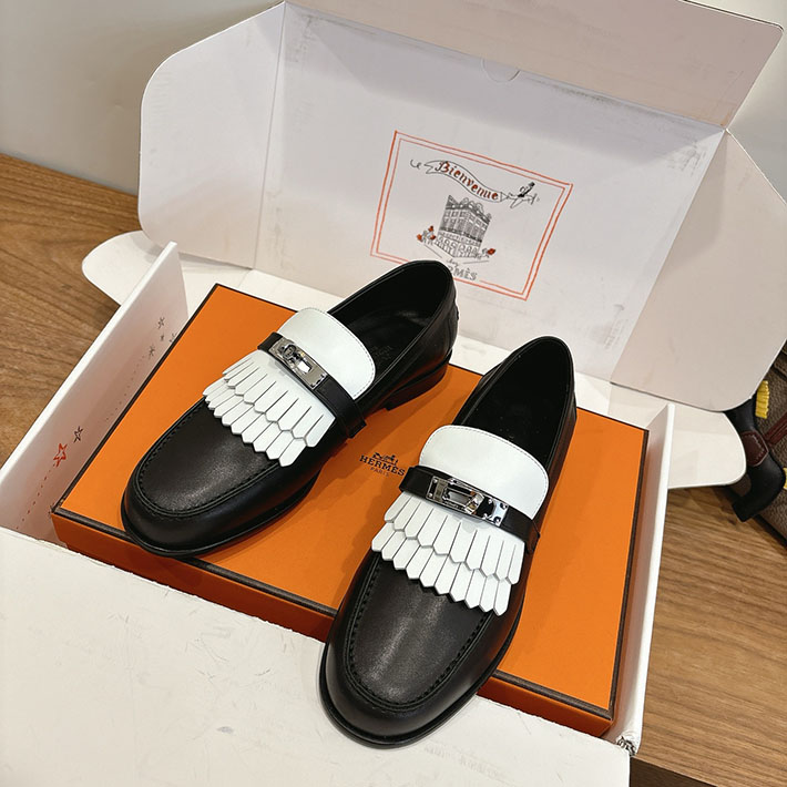 レディース 最高級エルメスコピー HERMES モカシン デスタン ケリー ローファー 4色から選べます 2631592 エルメス ケリー 靴 - 画像 (10)