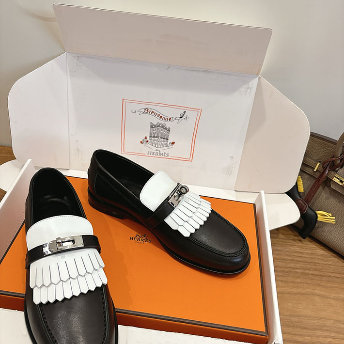 レディース 最高級エルメスコピー HERMES モカシン デスタン ケリー ローファー 4色から選べます 2631592 エルメス ケリー 靴 - 画像 (9)