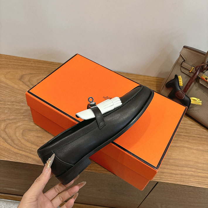 レディース 最高級エルメスコピー HERMES モカシン デスタン ケリー ローファー 4色から選べます 2631592 エルメス ケリー 靴 - 画像 (5)