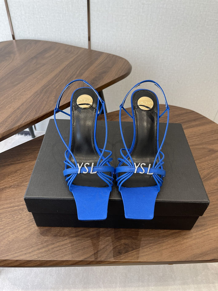 最高級サンローランスーパーコピー YSL 2026年春夏 新作 JERRY sandals in smooth leather シルバー 2630592 イブサンローラン シューズ - 画像 (3)