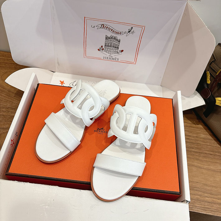最高級エルメススーパーコピー HERMES サンダル ラグーヌ シェーヌ・ダンクル 11色から選べます H252138Zv90350 シェーヌダンクル サンダル - 画像 (9)