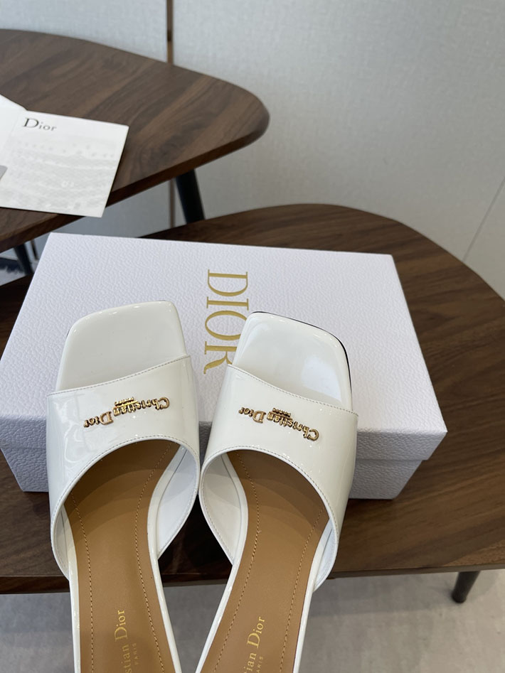 最高級ディオールスーパーコピー Dior 2026年春夏 新作 サンダル スリッパ シューズ ミュール ホワイト 2630602 Dior サンダル アウトレット - 画像 (7)