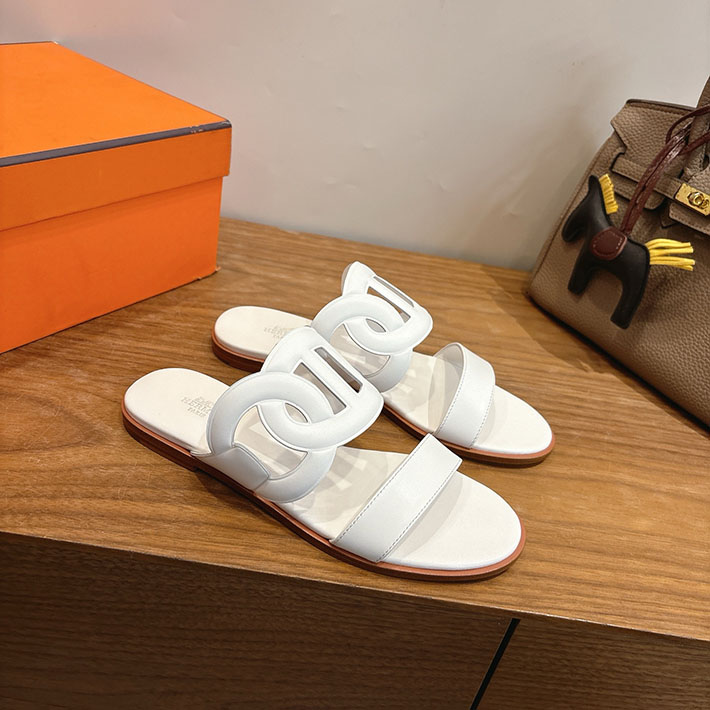 最高級エルメススーパーコピー HERMES サンダル ラグーヌ シェーヌ・ダンクル 11色から選べます H252138Zv90350 シェーヌダンクル サンダル - 画像 (6)