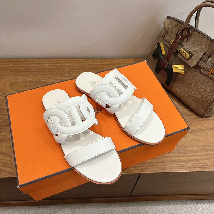 最高級エルメススーパーコピー HERMES サンダル ラグーヌ シェーヌ・ダンクル 11色から選べます H252138Zv90350 シェーヌダンクル サンダル - 画像 (5)