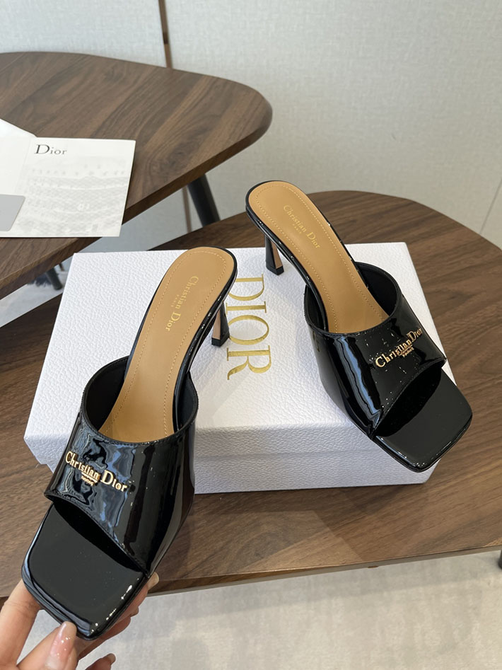 最高級ディオールスーパーコピー Dior 2026年春夏 新作 サンダル スリッパ シューズ ミュール ブラック 2630603 dior ミュール サンダル - 画像 (8)