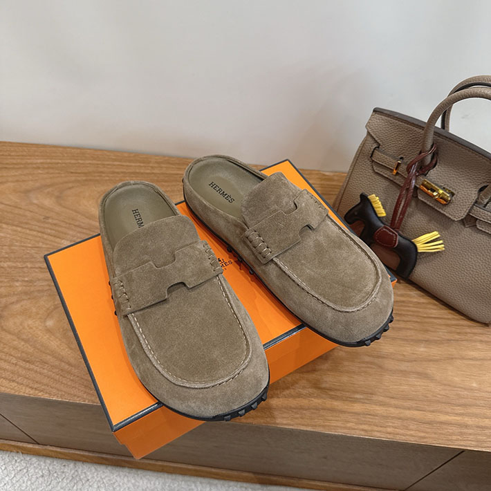 メンズ・レディース兼用 最高級エルメスコピー HERMES ミュール ミックス 8色から選べます H261951ZH1R410 エルメス風 ミュール - 画像 (6)