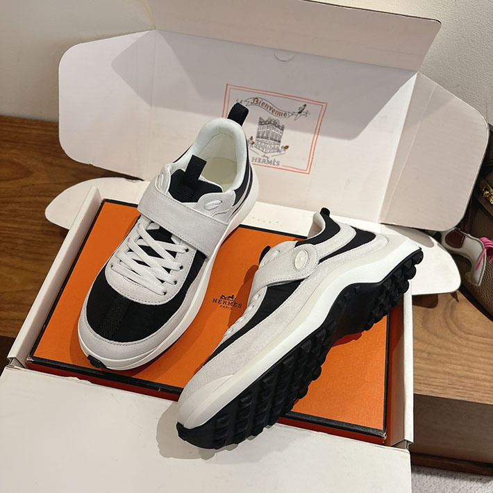 最高級エルメスコピー HERMES スニーカー ループ メンズ・レディース兼用 3色から選べます H252853ZH01395 エルメス スニーカー ループ - 画像 (10)