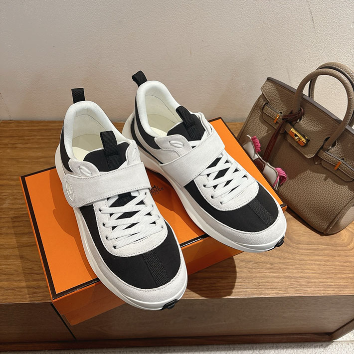 最高級エルメスコピー HERMES スニーカー ループ メンズ・レディース兼用 3色から選べます H252853ZH01395 エルメス スニーカー ループ - 画像 (6)