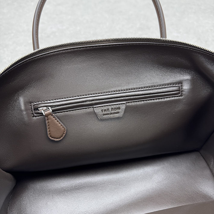 最高級ザロウスーパーコピー THE ROW EWA バッグ Ewa curved top-handle bag ディープブラウン 2631615 ザロウ バッグ 人気 - 画像 (2)