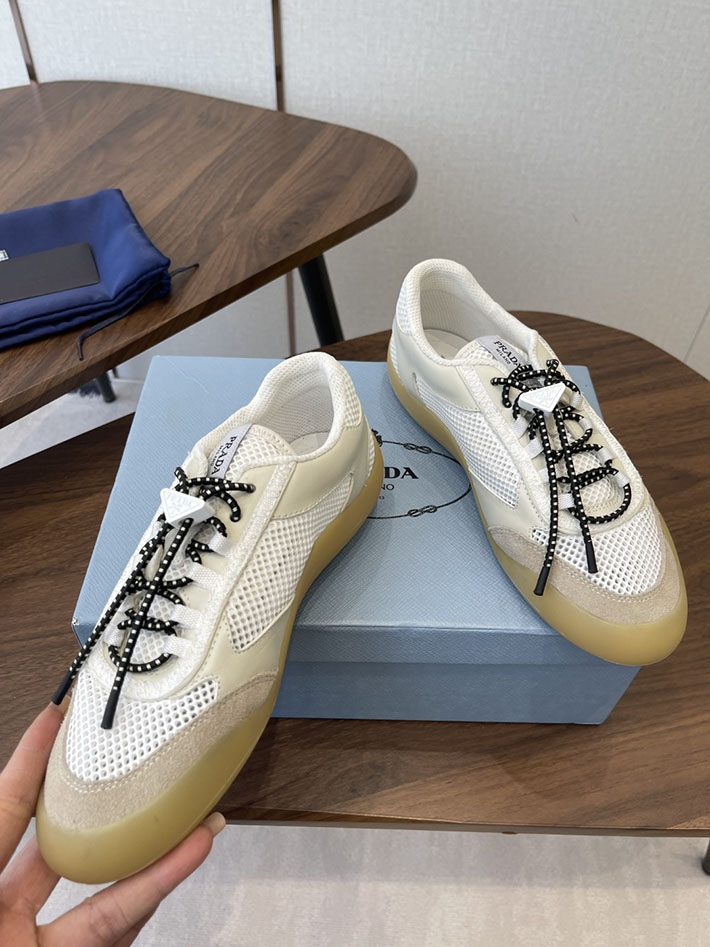 メンズレディース兼用 最高級プラダスーパーコピー PRADA スピードロック メッシュ スニーカー ホワイト 2630621 プラダ スニーカー アウトレット - 画像 (8)
