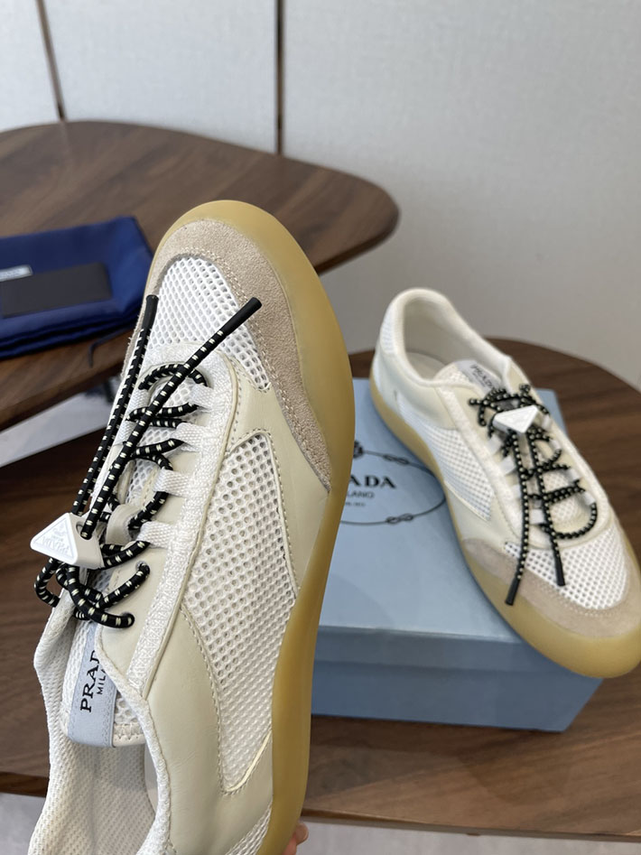 メンズレディース兼用 最高級プラダスーパーコピー PRADA スピードロック メッシュ スニーカー ホワイト 2630621 プラダ スニーカー アウトレット - 画像 (6)
