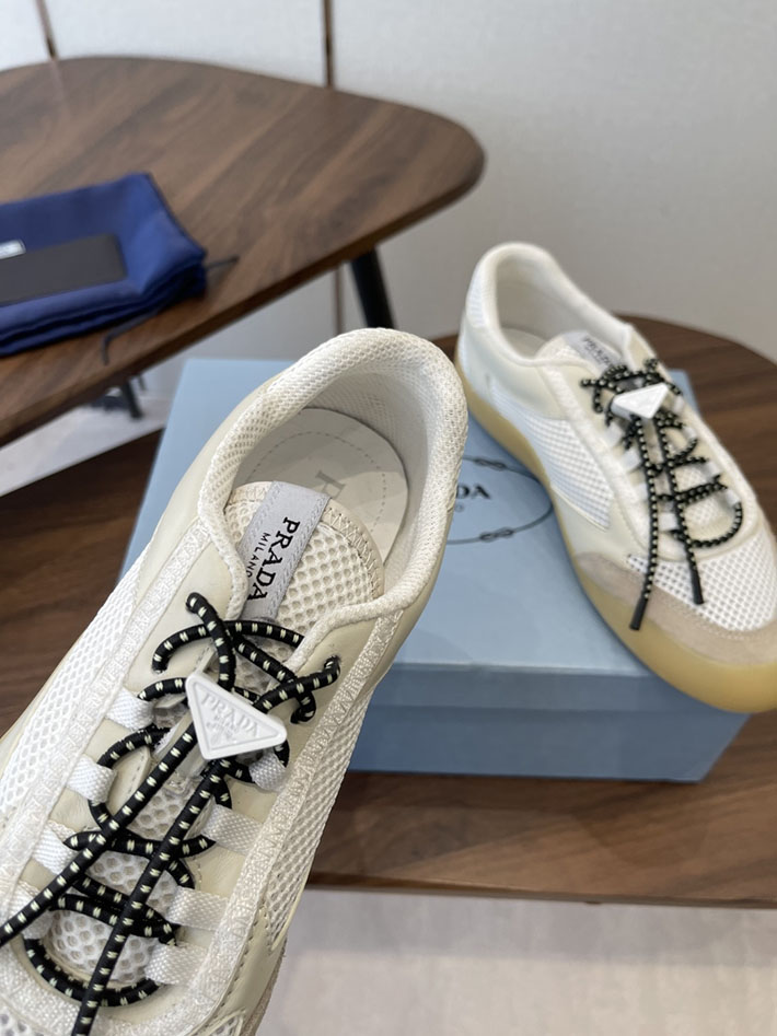 メンズレディース兼用 最高級プラダスーパーコピー PRADA スピードロック メッシュ スニーカー ホワイト 2630621 プラダ スニーカー アウトレット - 画像 (5)