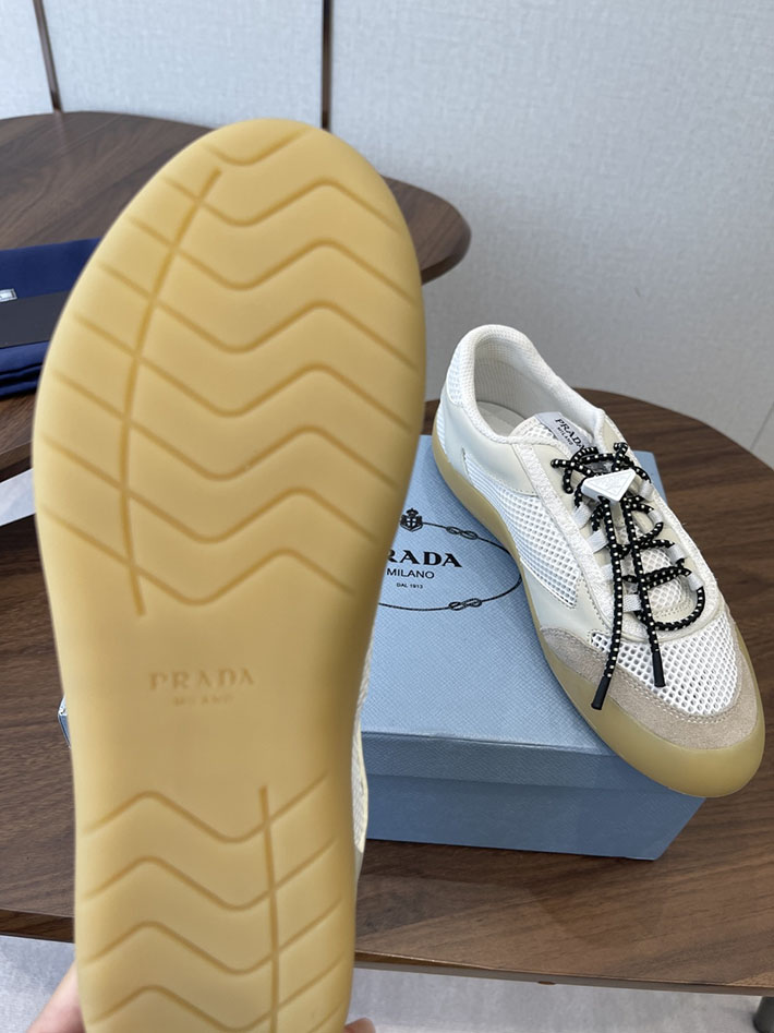 メンズレディース兼用 最高級プラダスーパーコピー PRADA スピードロック メッシュ スニーカー ホワイト 2630621 プラダ スニーカー アウトレット - 画像 (4)