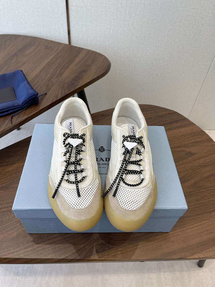 メンズレディース兼用 最高級プラダスーパーコピー PRADA スピードロック メッシュ スニーカー ホワイト 2630621 プラダ スニーカー アウトレット - 画像 (3)