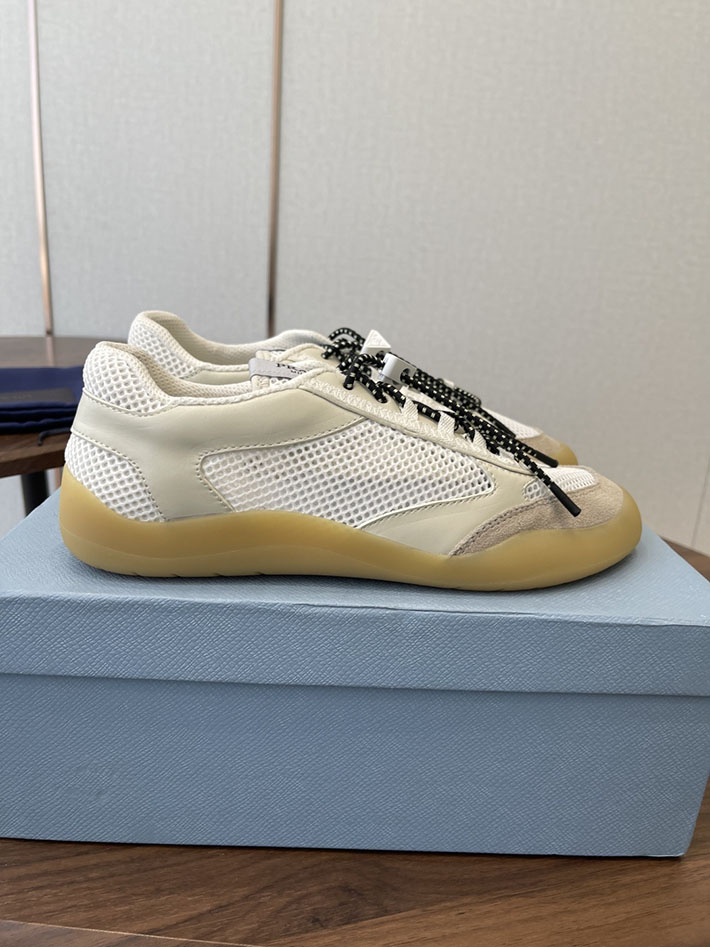 メンズレディース兼用 最高級プラダスーパーコピー PRADA スピードロック メッシュ スニーカー ホワイト 2630621 プラダ スニーカー アウトレット - 画像 (2)