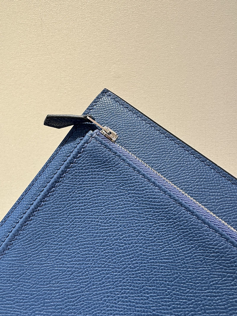 エルメス クラッチバッグの通販 HERMES ポーチ アカデミ アズール ヴォー・エプソン シルバー金具 H086976CK7R エルメス クラッチバッグ - 画像 (3)