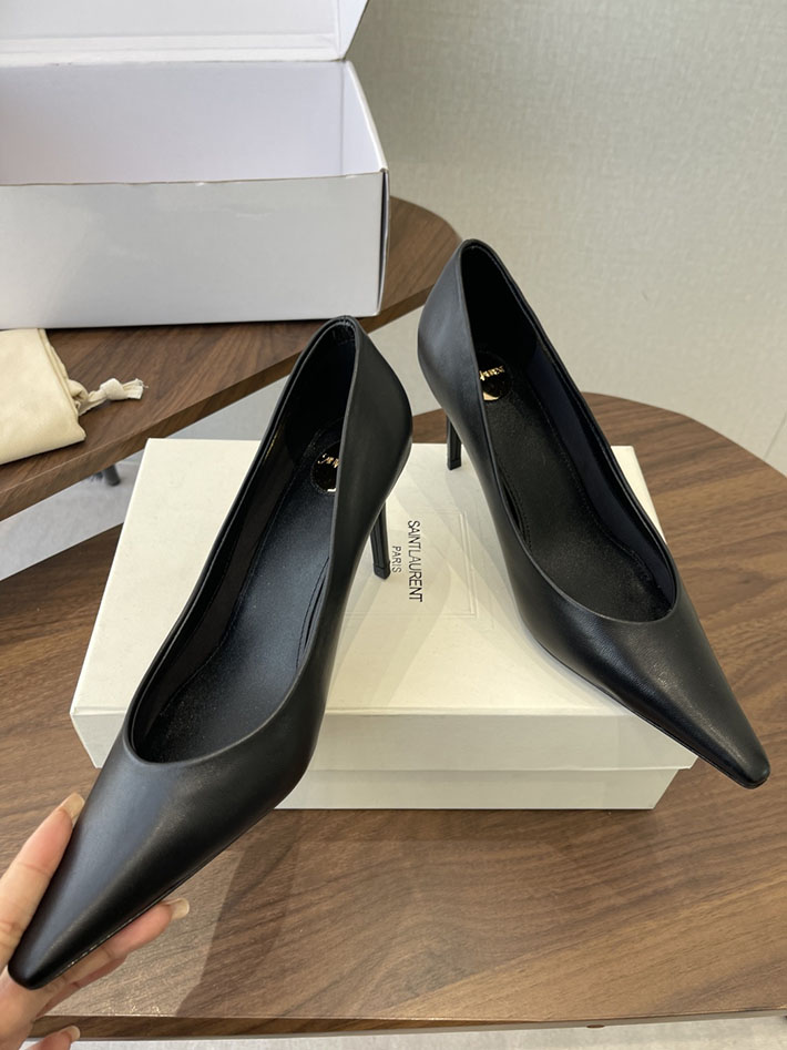 最高級サンローランスーパーコピー YSL 2026年春夏 新作 ポインテッドトゥパンプス レディース ブラック 2630637 サン ローラン 靴 アウトレット - 画像 (7)