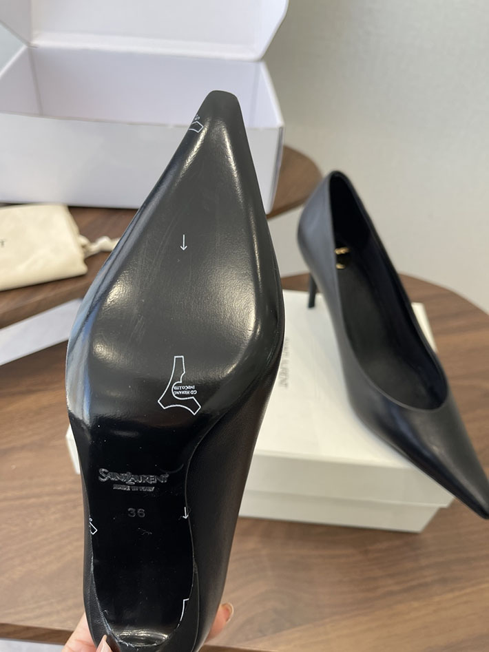 最高級サンローランスーパーコピー YSL 2026年春夏 新作 ポインテッドトゥパンプス レディース ブラック 2630637 サン ローラン 靴 アウトレット - 画像 (4)