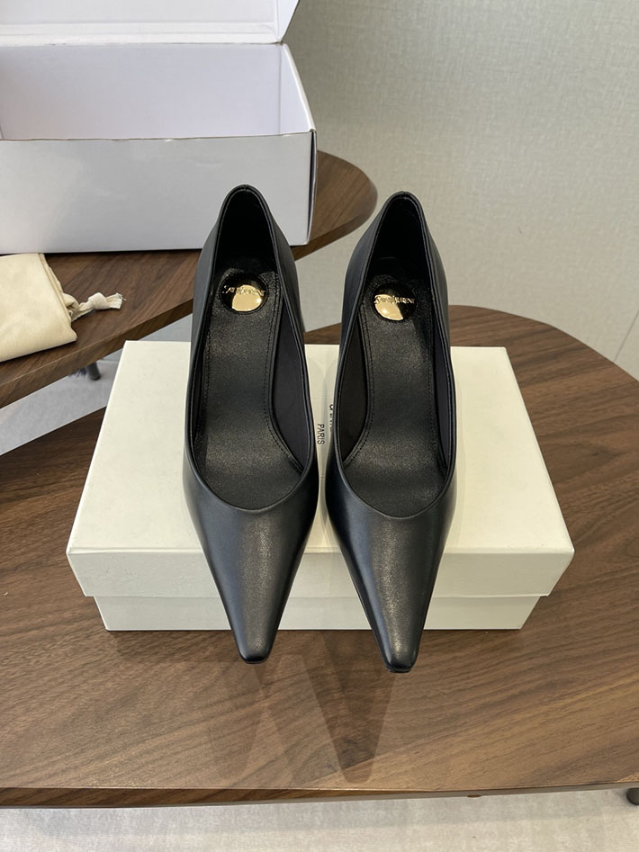 最高級サンローランスーパーコピー YSL 2026年春夏 新作 ポインテッドトゥパンプス レディース ブラック 2630637 サン ローラン 靴 アウトレット - 画像 (3)