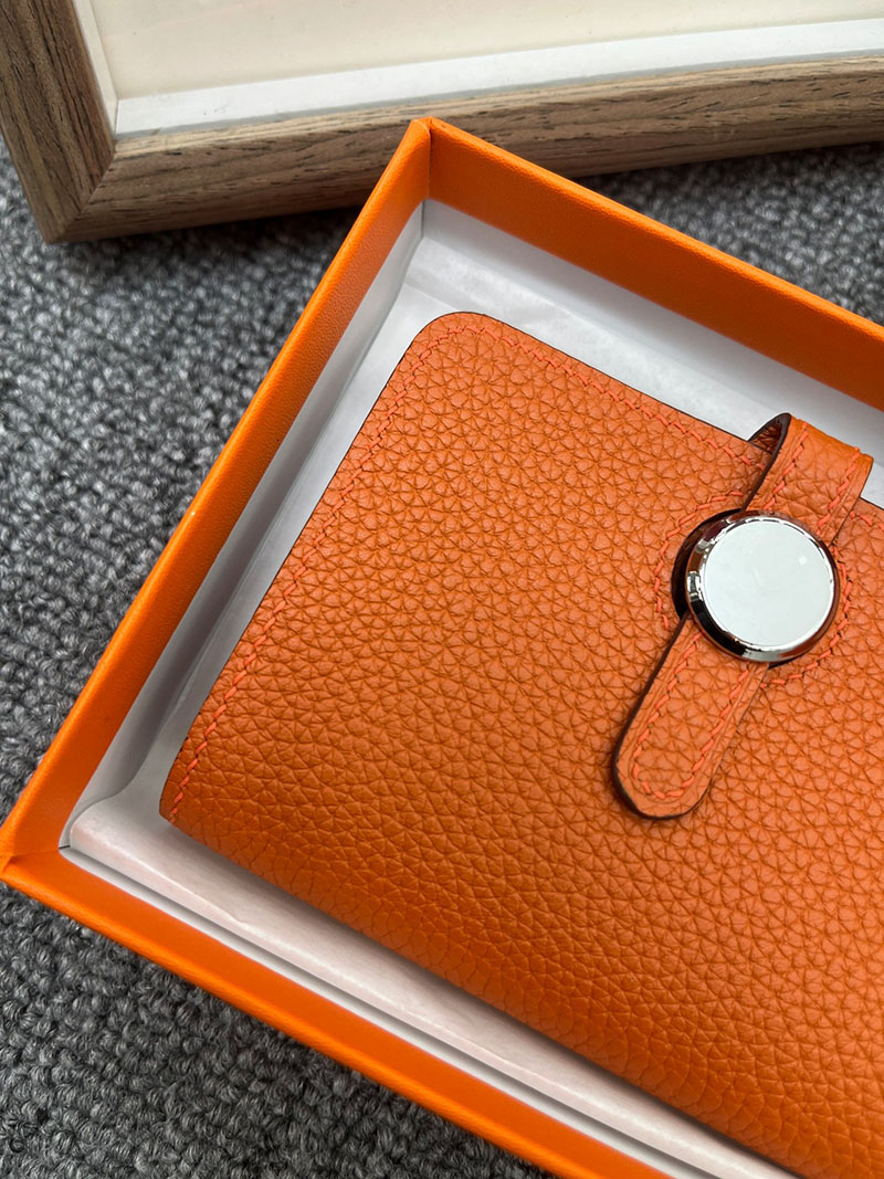 エルメス ドゴン コンパクトの通販 HERMES ドゴン カードケース オレンジ トゴ シルバー金具 2631641 エルメス カードケース レディース - 画像 (7)