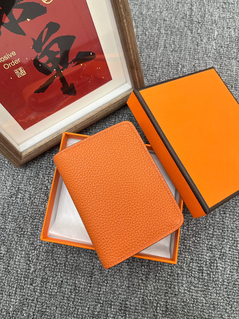 エルメス ドゴン コンパクトの通販 HERMES ドゴン カードケース オレンジ トゴ シルバー金具 2631641 エルメス カードケース レディース - 画像 (5)