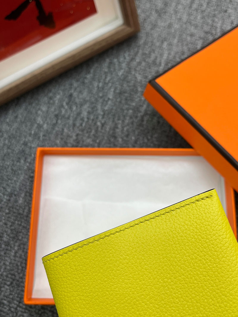 エルメス パスポートケースの通販 HERMES パスポートケース R.M.S ライム ヴォー・エヴァーカラー H084149CK9R エルメス パスポートケース RMS - 画像 (5)