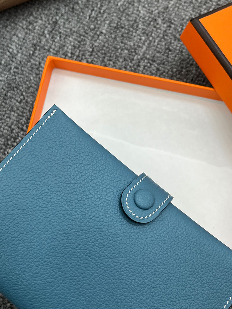 エルメス パスポートケースの通販 HERMES パスポートケース R.M.S ブルージーン ヴォー・エヴァーカラー H084149CK75 エルメス カードケース 財布代わり - 画像 (6)