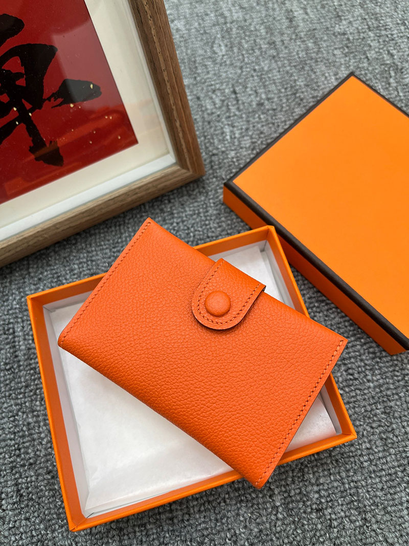 エルメス カードホルダーの通販 HERMES カードホルダー R.M.S オレンジ ヴォー・エヴァーカラー H088006CK93 エルメス カードケース レディース - 画像 (5)
